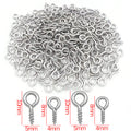 Threaded Screw Eye Pins in Two Sizes Jewelry Findings view 8
