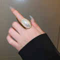 Five Mixed Statement Ring Designs With Pearl Enamel And Crystals view 10