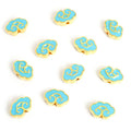 Enamel Cloud Beads in Twelve Traditional Color Combinations view 4