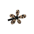 Leopard Print Acrylic Flower Duckbill Side Hair Clip view 5