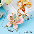 Mixed Enamel Crystal and Moonstone Butterfly Keychains in Eight Designs view 7