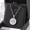 Gold and Silver Tone Crystal Enamel Evil Eye Pendant Necklaces view 8