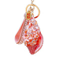 Crushed Shell Conch Keychains in Sixteen Colors plus Assorted Option view 5