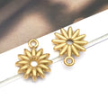 Gold-Tone Sunflower and Cherry Blossom Metal Charms with 10 Listed Options view 12