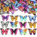 Printed Butterfly Charms in Ten Wing Patterns and Two Tones view 3