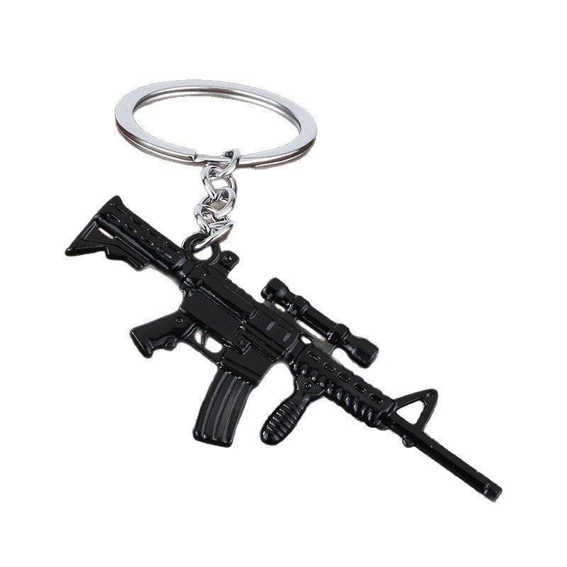 PUBG Game Model Zinc Alloy Keychain Gift Pendant Accessory