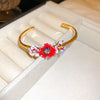 Gold Red Cuff