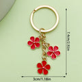 Rose, Sunflower and Blossom Charm Keychains Featuring Purple Flower Across 18 Variations view 10