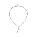 Silver Layered Heart and Butterfly Pendant Necklaces view 5