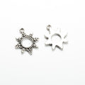 Openwork Sun Metal Charm with Three Finish Options view 5