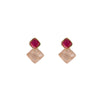 Pink Double Squares