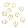 Crystal Eiffel Tower Pearl Alloy Charm Pendants for Jewelry Making view 6