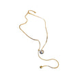 Pearl Cross Lariat and Mixed Chain Necklace Five Styles view 5