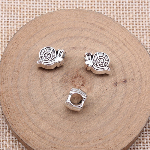 Snail Large-Hole Spacer Bead displayed product view