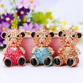 Mixed Jeweled Animal Fruit and Fortune Motif Keychains view 4