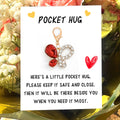 Pocket Hug Enamel Tulip and Crystal Butterfly Clip Charm view 2