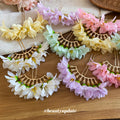 Fabric Bell Flower Gold Arch U Pin Hairpins Four Colors view 4