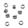 Double-Ring Large-Hole Spacer Bead in 1 Finish for Jewelry Making view 3