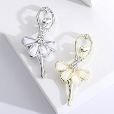 Crystal ballerina shown from the front