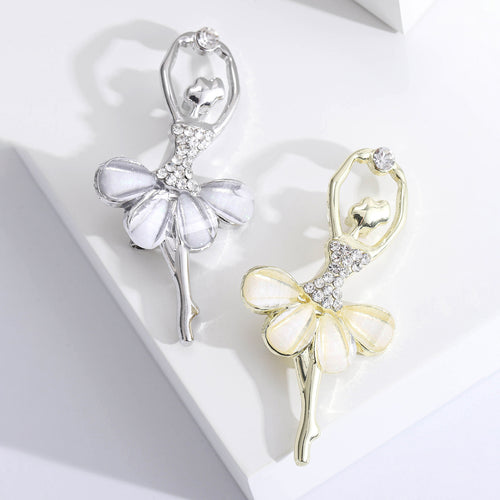 Crystal ballerina shown from the front