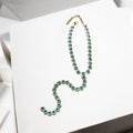 Long Y Shape Crystal Bead Necklaces in Three Colors view 8