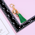 Ruyi Tassel Keychains in Red Green and Assorted Color Options view 4