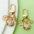 Starfish, Conch and Shell Charm Keychains in 64 Pictured Variations for Bags and Keys view 4