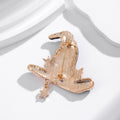 Gold Tone Silver Tone Wizard Hat Enamel Two Designs Metal Brooch Pin view 3