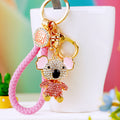 Jeweled Koala Keychains in Three Colors with Matching Braided Fortune Loops view 11