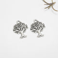 Tree of Life Metal Charm in 3 Finishes for Jewelry Crafts view 3
