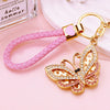 Pink-Braided Pink-Butterfly