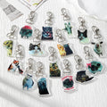 Funny Cat and Animal Acrylic Lobster-Clasp Keychains in Fifteen Designs view 1