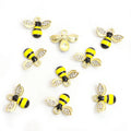 Bee and Honeycomb Enamel Charm Collection for Jewelry Making view 9