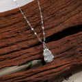 Mini Gourd Pendant Necklaces Silver Tone 7 Stone Colors view 6