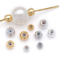 Silicone Lined Stopper Beads with Optional Loops Jewelry Findings view 2