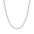 Heart Circle Link Chain Necklace Bracelet Gold Steel Rose view 6