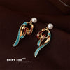 Aqua Ribbon Swirl