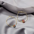 Twenty-Seven Mixed Gold Tone Stud Hoop and Dangle Earrings view 6
