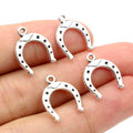 Lucky Horseshoe Charms in Bronze and Silver Designs view 4