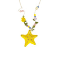 Ceramic Starfish Beaded Necklaces in Three Colors with Decorative Details view 5