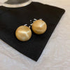 Round Pearl Stud