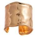 Wide Open Metal Wave Cuff Bracelets Gold Silver 4 Styles view 5