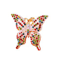 Jeweled Openwork Butterfly Keychains in Six Colors plus Assorted Option view 5