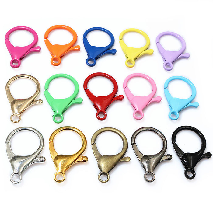 Large Lobster Clasps in Eight Metallic Finish Options