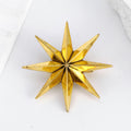 Silver Tone Flower Two Designs Metal Brooch Pin for Jackets and Lapels view 3