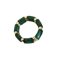 Acrylic Glitter Geometric Stretch Bracelet Gold Spacers 5 Colors view 5