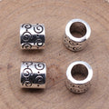 Spiral Barrel Large-Hole Spacer Bead in 1 Finish for Jewelry Making view 2