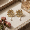 Gold Flower Pearls