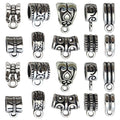 Alloy Gold-Tone Three-Way Bail Metal Charms with 16 Listed Options view 6