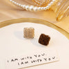 Beige Brown Square